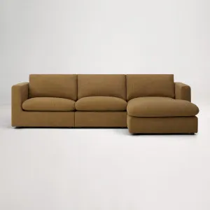 Hudson Mini Right Chaise Sofa, Luxe Spice, by Lounge Lovers by Lounge Lovers, a Sofas for sale on Style Sourcebook