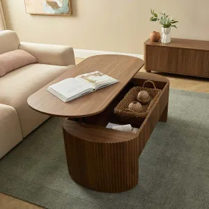 Amara Coffee Table - Walnut - Mocka by Mocka., a Coffee Table for sale on Style Sourcebook