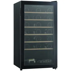 Cantina 34 Bottle Single Zone Freestanding Wine Cabinet Black CCWFS34B by Cantina, a Wine Fridges for sale on Style Sourcebook