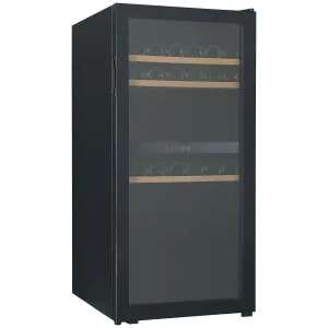 Cantina 127 Bottle Dual Zone Freestanding Wine Cabinet Black CCWID105B by Cantina, a Wine Fridges for sale on Style Sourcebook