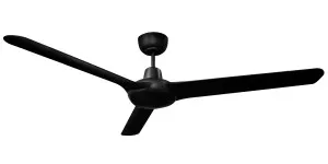 Ventair Spyda 55" DC Ceiling Fan with Wall Control - Black by Ventair, a Ceiling Fans for sale on Style Sourcebook