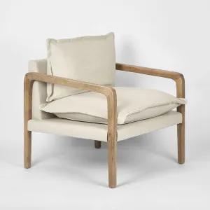 Coolum Armchair Natural by Florabelle Living, a Chairs for sale on Style Sourcebook