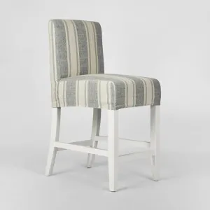 Slip Cover Only - Ville Blue/White Stripe (Counter Stool) by Florabelle Living, a Bar Stools for sale on Style Sourcebook