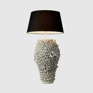Singita Ceramic Table Lamp Base White- Base Only by Emac & Lawton, a Table & Bedside Lamps for sale on Style Sourcebook