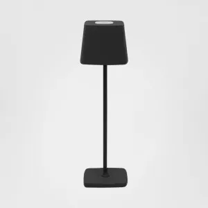 Waterfold Rechargeable Table Lamp Black by Emac & Lawton, a Table & Bedside Lamps for sale on Style Sourcebook