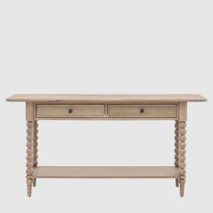 Artisan 2 Drawer Console Table 1650x400x800mm by Gallery Home, a Console Table for sale on Style Sourcebook