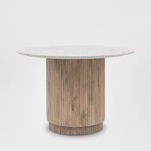 Marmo Round Dining Table 110x110x75cm by Gallery Home, a Dining Tables for sale on Style Sourcebook