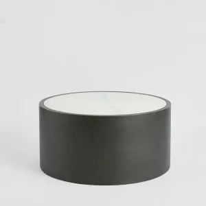 Gordon Drum Coflee Table Black/White Stone by Florabelle Living, a Coffee Table for sale on Style Sourcebook