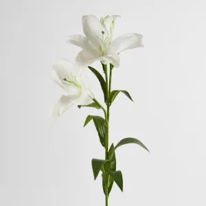 Lily Real Touch 90cm White by Florabelle Living, a Plants for sale on Style Sourcebook