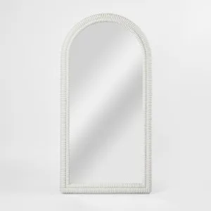 Fossil Arch Mirror White by OneWorld Collection, a Mirrors for sale on Style Sourcebook