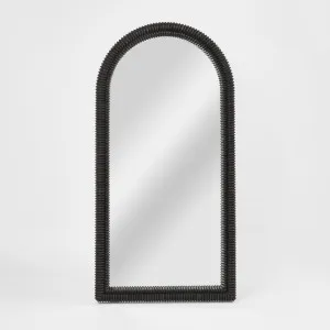 Fossil Arch Mirror Black by OneWorld Collection, a Mirrors for sale on Style Sourcebook