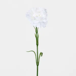 Real Touch Carnation Stem White by JMC FLORALS, a Plants for sale on Style Sourcebook