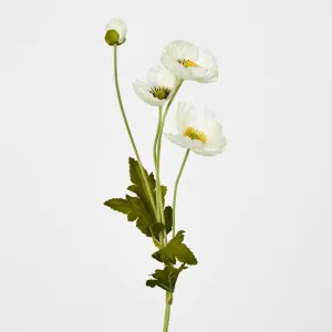Mini Poppy Spray White by JMC FLORALS, a Plants for sale on Style Sourcebook