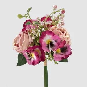 Rose Pansy Bouquet Pink by Florabelle Living, a Plants for sale on Style Sourcebook