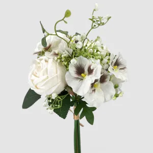 Rose Pansy Bouquet White by Florabelle Living, a Plants for sale on Style Sourcebook