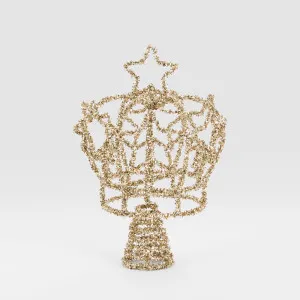 Vintage Tinsel Crown Decoration Small by Vixen & Velvet, a Christmas for sale on Style Sourcebook