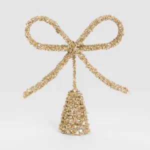 Golden Bow Tree Topper by Vixen & Velvet, a Christmas for sale on Style Sourcebook