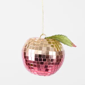 Disco Apple Decoration Small Fuchsia by Vixen & Velvet, a Christmas for sale on Style Sourcebook