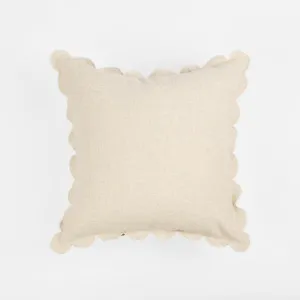 Cushion - Scallop 50x50cm White by OneWorld Collection, a Cushions, Decorative Pillows for sale on Style Sourcebook