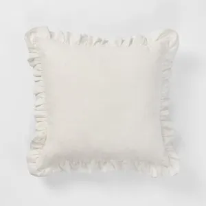 Cushion - Poppy 50x50cm White by OneWorld Collection, a Cushions, Decorative Pillows for sale on Style Sourcebook
