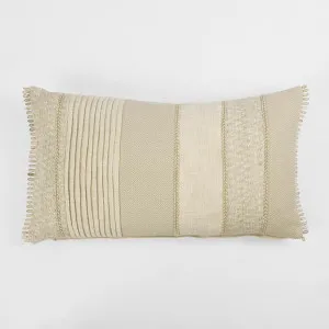 Cushion - Avelina 35x60cm Natural by OneWorld Collection, a Cushions, Decorative Pillows for sale on Style Sourcebook