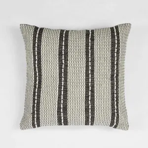 Cushion - Maverick 50x50cm Natural/Black by OneWorld Collection, a Cushions, Decorative Pillows for sale on Style Sourcebook