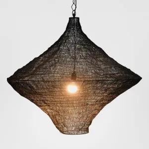 Metropolitan Ceiling Pendant Large Black by Emac & Lawton, a Pendant Lighting for sale on Style Sourcebook