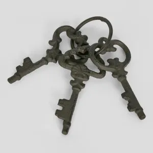 Provence Keys Set 3 Brown by Florabelle Living, a Statues & Ornaments for sale on Style Sourcebook