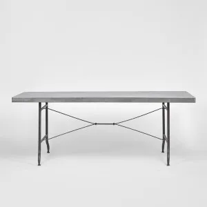 Metal Dining Table 200cm x 88cm x 75cm by PERFECT PIECES, a Dining Tables for sale on Style Sourcebook