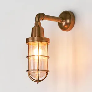 Starboard Outdoor Wall Light Antique Brass by Emac & Lawton, a Wall Lighting for sale on Style Sourcebook