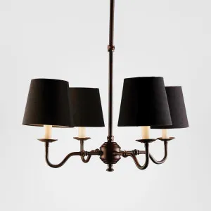 Milton Chandelier Bronze by Emac & Lawton, a Chandeliers for sale on Style Sourcebook
