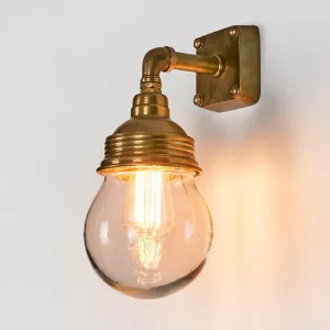 Dover Outdoor Wall Light Antique Brass by Emac & Lawton, a Wall Lighting for sale on Style Sourcebook