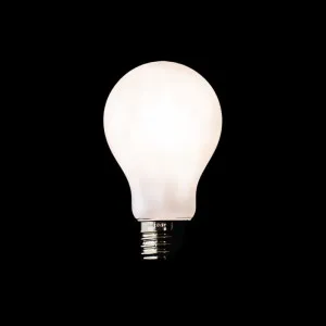 A60 LED Filament - Porcelain Frosted - 6W E27 2700k by Zaffero, a Spotlights for sale on Style Sourcebook