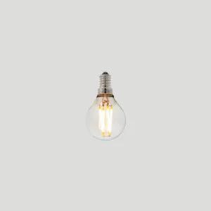 G45 Fancy Round E14 LED Filament - Clear Glass - 3W E14 2200k by Zaffero, a Spotlights for sale on Style Sourcebook