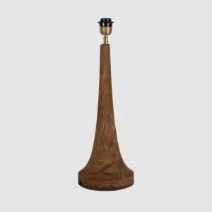 Lancia Table Lamp Base Small Dark Natural- Base Only by Zaffero, a Table & Bedside Lamps for sale on Style Sourcebook