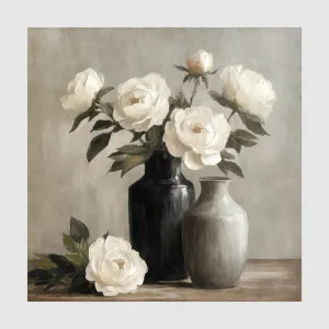White Peony Wall Art by PERFECT PIECES, a Prints for sale on Style Sourcebook