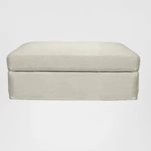 Marbella Ottoman Ivory by OneWorld Collection, a Ottomans for sale on Style Sourcebook