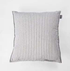 Ticking Cushion Blue 50x50 by PERFECT PIECES, a Cushions, Decorative Pillows for sale on Style Sourcebook