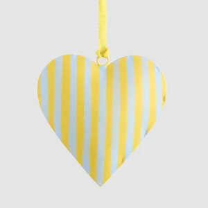 La Dolce Vita Heart Tree Decoration Small Yellow by Vixen & Velvet, a Christmas for sale on Style Sourcebook