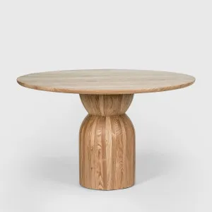 Olive Dining Table Round Natural 120cm by MRD Home, a Dining Tables for sale on Style Sourcebook