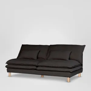 Aura 2str No Arms Sofa Base with Cover Charcoal by MRD Home, a Sofas for sale on Style Sourcebook
