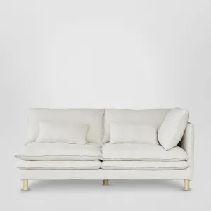 Aura 2str Right Arm Sofa Base With Cover White by MRD Home, a Sofas for sale on Style Sourcebook