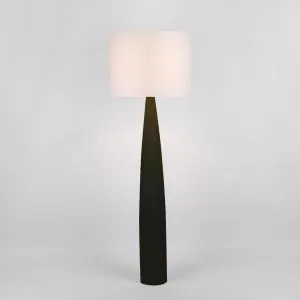 Samson Floor Lamp Black Base with White Shade by MRD Home, a Floor Lamps for sale on Style Sourcebook