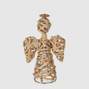Chinon Rattan Angel Small by Vixen & Velvet, a Christmas for sale on Style Sourcebook