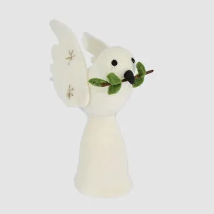 Peace Dove Felt Tree Topper by Vixen & Velvet, a Christmas for sale on Style Sourcebook