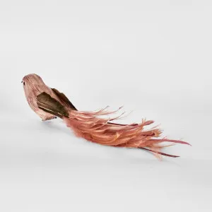 Olsern Clip on Bird Pink (Set of 4) by Vixen & Velvet, a Christmas for sale on Style Sourcebook