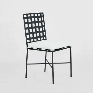 Sheffield Dining Chair Outdoor with White Cushion by Florabelle Living, a Dining Chairs for sale on Style Sourcebook