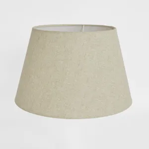 Linen Taper Lamp Shade Medium Dark Natural by Emac & Lawton, a Lamp Shades for sale on Style Sourcebook