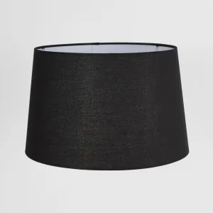 Linen Drum Lamp Shade Large Black by Emac & Lawton, a Lamp Shades for sale on Style Sourcebook