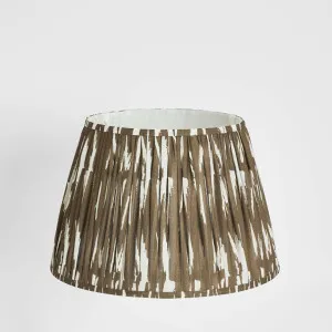 Woven Ikat Drum Lamp Shade XL Brown by Emac & Lawton, a Lamp Shades for sale on Style Sourcebook